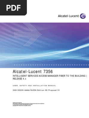 3HH-05226-AAAA-RJZZA-08P03-7356 ISAM FTTB User, Safety and