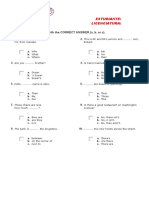 Fill in The Blanks With The CORRECT ANSWER (A, B, or C) .: Campus Tetela