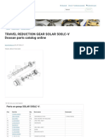 TRAVEL REDUCTION GEAR SOLAR 500LC-V Doosan Parts Catalog Online