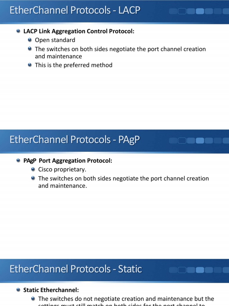 LACP Link Aggregation Control Protocol | PDF | Internet Architecture ...