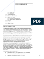 Unit 2 Errors in Measurement: Structure