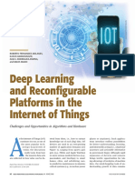 Deep Learning and Reconfigurable Platforms in The Internet of Things