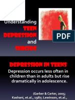 Lecture On Understanding Teenage Depression and Suicide