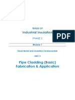 Pipe Cladding (Basic) Fabrication & Application: Industrial Insulation