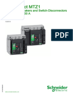 Masterpact Mtz1: Iec Circuit Breakers and Switch-Disconnectors From 630 To 1600 A User Guide