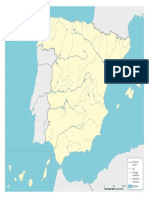 Mapa España Hidrográfico Mudo PDF