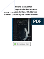 Student Solutions Manual For Stewart's Single Variable Calculus: Early Transcendentals, 8th (James Stewart Calculus) by James Stewart
