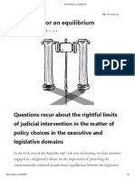 Searching For An Equilibrium