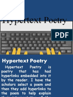 Hypertext Poetry