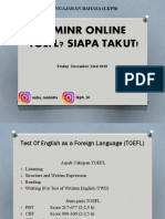 Pengenalan Dan Pelatihan TOEFL