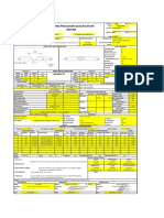 Welding Procedure Qualification Record: Welded To