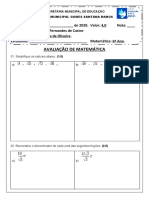 AVALIAÇÃO DE MATEMÁTICA 9º ANO.docx