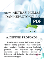 PROTOKOL DAN KEPROTOKOLAN