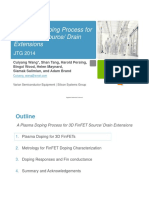 A Plasma Doping Process For 3D FinFET Source - Drain Extensions