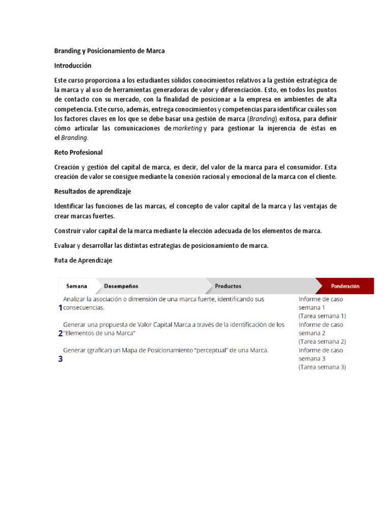 Estrategias de Branding y Posicionamiento | PDF | Gestión de la marca ...