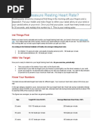 Exercise Impact on Heart Rate Experiment | PDF | Heart Rate | Heart
