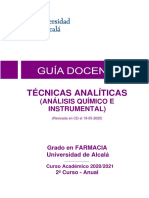 Técnicas Analíticas: (Análisis Químico E Instrumental)