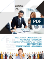 Brochure Certificacion Bartender Ok PDF