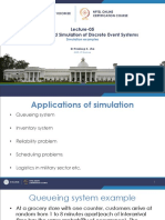 Lecture-05 Modeling and Simulation of Discrete Event Systems