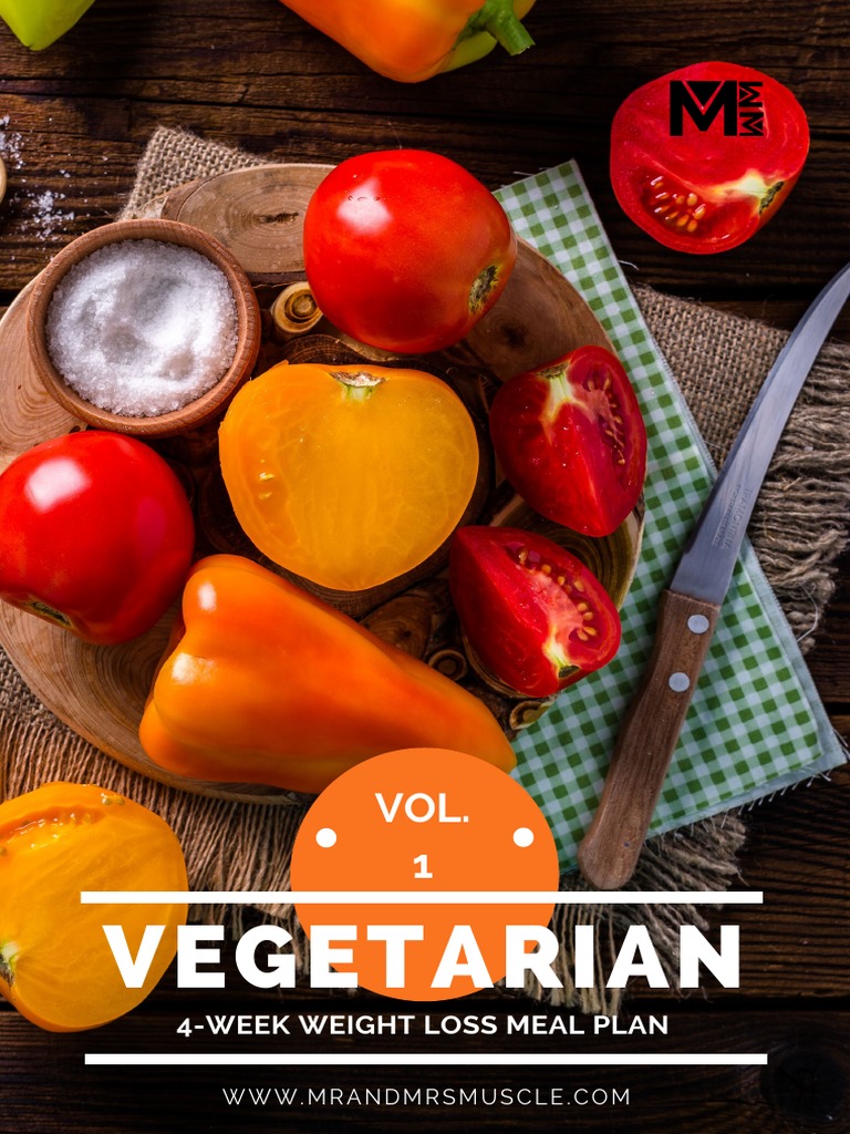 Vegetarian Weight Loss Meal Plan Vol.1 | PDF | Curry | Salad