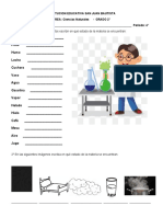 Evaluacion de Naturales 2°