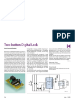 Two Button Digital Lock