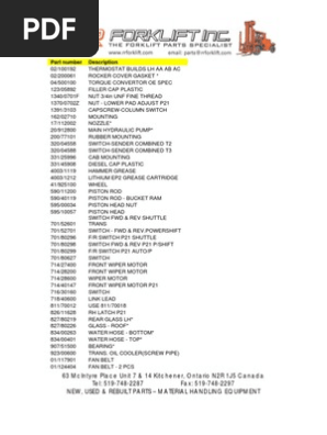 JCB Parts Now Available | PDF | Turbocharger | Pump