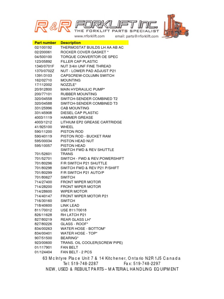 JCB Parts Now Available | PDF | Turbocharger | Pump