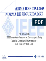 Nueva Norma Ieee C95.1-2005 Norma de Seguridad RF