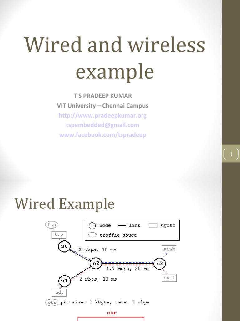 Wired and Wireless Network Simulation | PDF | Internet Standards ...
