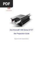 Océ Arizona® 1300 Series GT/XT Site Preparation Guide: Revision