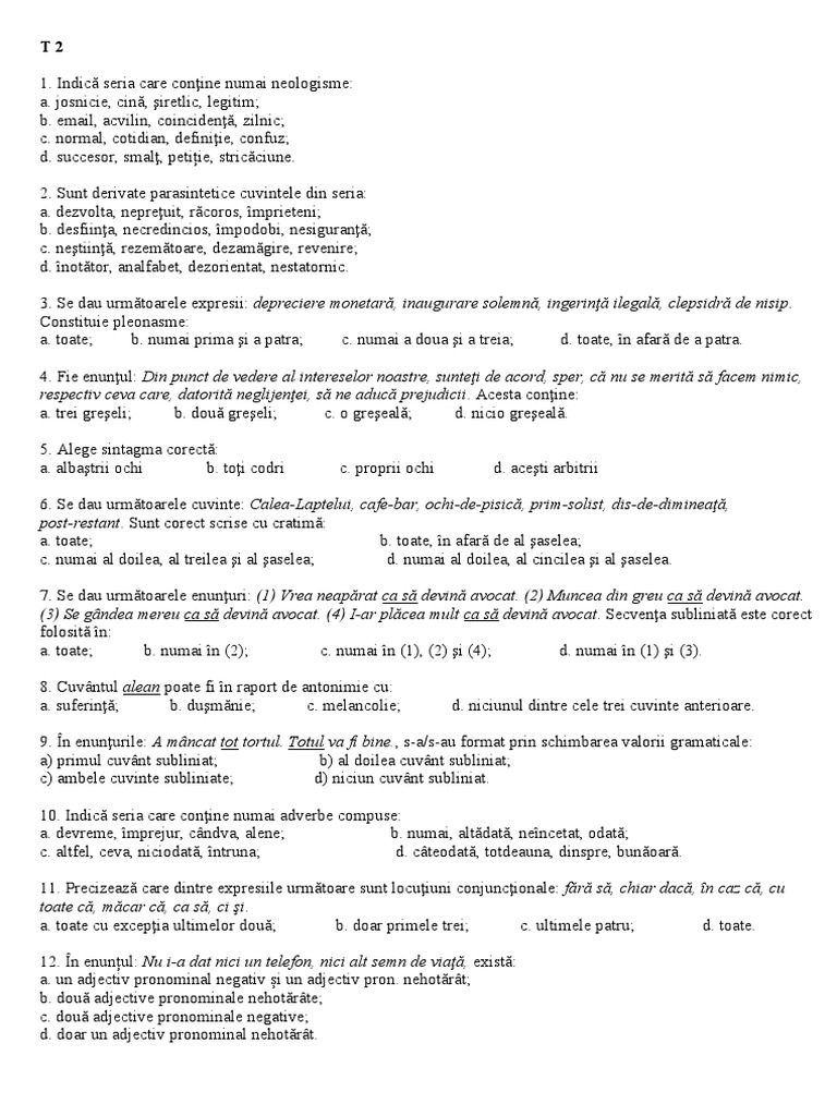 Teste 2 | PDF
