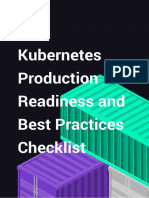 Kubernetes Production Readiness and Best Practices Checklist