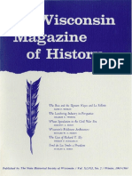 Wisconsin Magazine of History: Tke Boss and The Uptart: Kcycs and La Follette