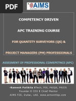 Aims QS & PM Apc Course - Apr 2020