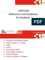 Reference and Guidelines For Students-Upload BB