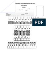 Ficha de Prótesis Fija Coronas, Espigo, Inscrustación 2020