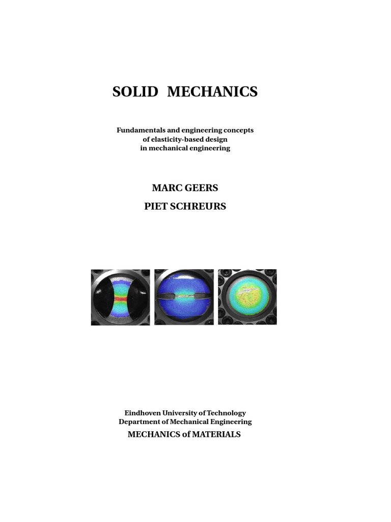 Sol Mech 2015 | PDF | Deformation (Mechanics) | Linear Elasticity
