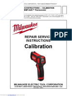 Calibration: Repair Service Instructions