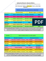 Horario Primaria Fase 2 - Segunda Parte - Ii Periodo