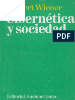 Wiener Norbert Cibernetica y Sociedad PDF