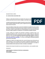 Carta ONN Convocatoria Lunes 13 de Julio PDF