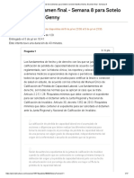 Historial de Exámenes para Sotelo Corredor Martha Genny - Examen Final - Semana 8