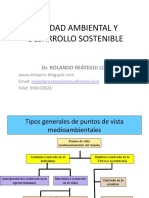 Calidad Ambiental y Desarrollo Sostenible