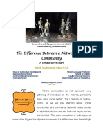 [2] Online Communities vs. Network Communities