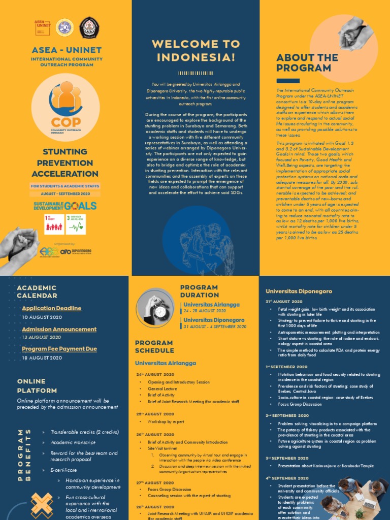 Community Outreach Program 2020 Brochure | PDF | Social Science | Wellness