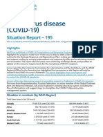 Who Covid-19 Situation Report For Aug. 2, 2020
