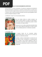 EL SIGLO XX EN 20 MOVIMIENTOS ARTÍSTICOS Ste