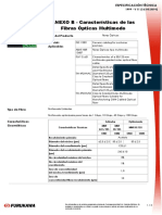 Fibras ópticas multimodo especificación