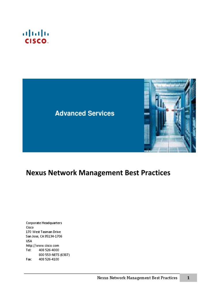Nexus Network Management Guide | PDF | Cache (Computing) | Computer Network